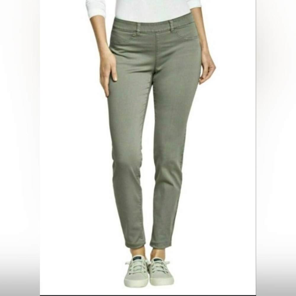 Teal Green Orvis Ankle Pants